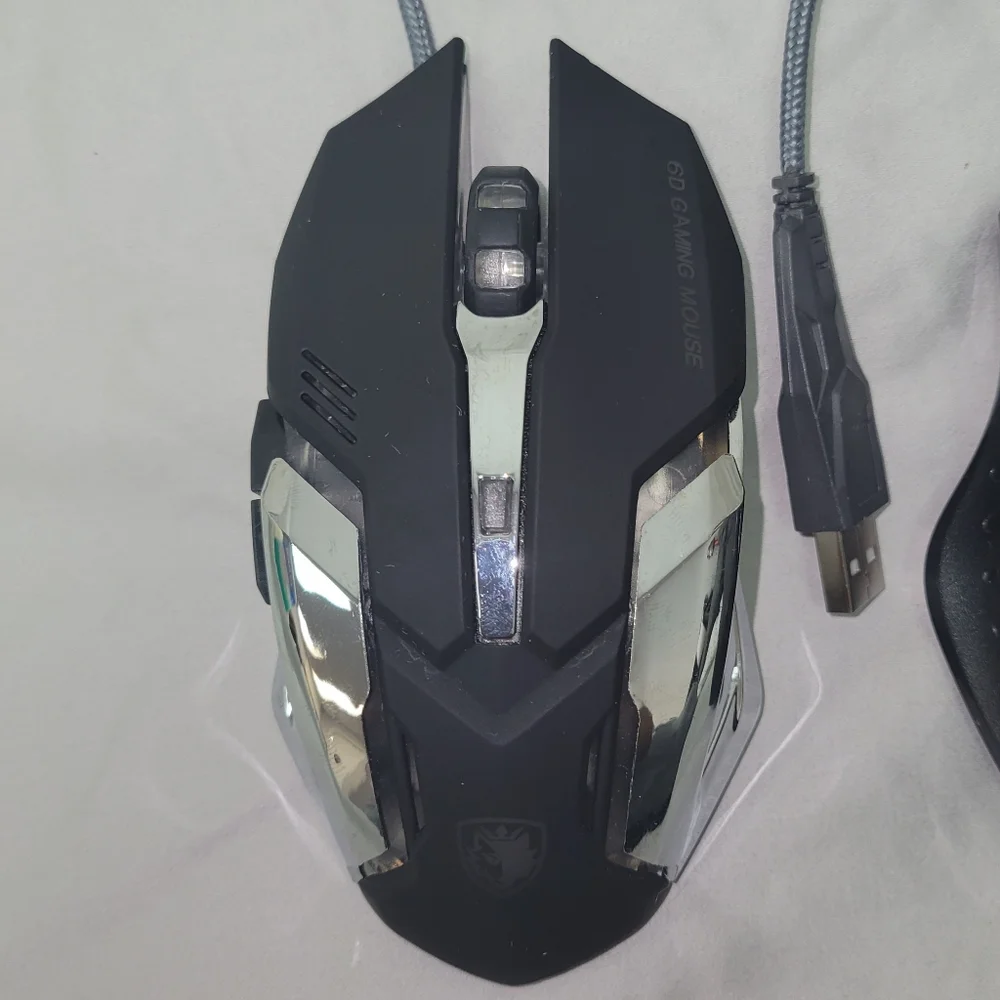 2pc of Gaming Mice - Wired - SKYTECH M-1000 & SADES C6 Wired Mouse - USED TESTED
